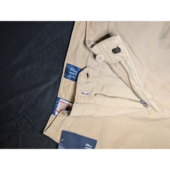 GAP Womens Slim Ankle Pants Size 4 Tan Khaki Stretch Cotton Chino NWT - Picture 4 of 8